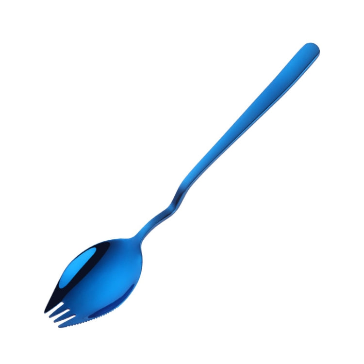 Stainless Steel Instant Noodle Fork Multi-Purpose V-Shaped Knife Fork Spoon Integrated Tableware, Color: Silver, Fork Spoon (Silver), Fork Spoon (Gold), Fork Spoon (Rose Gold), Fork Spoon (Black), Fork Spoon (Blue), Fork Spoon (Purple)                 ...