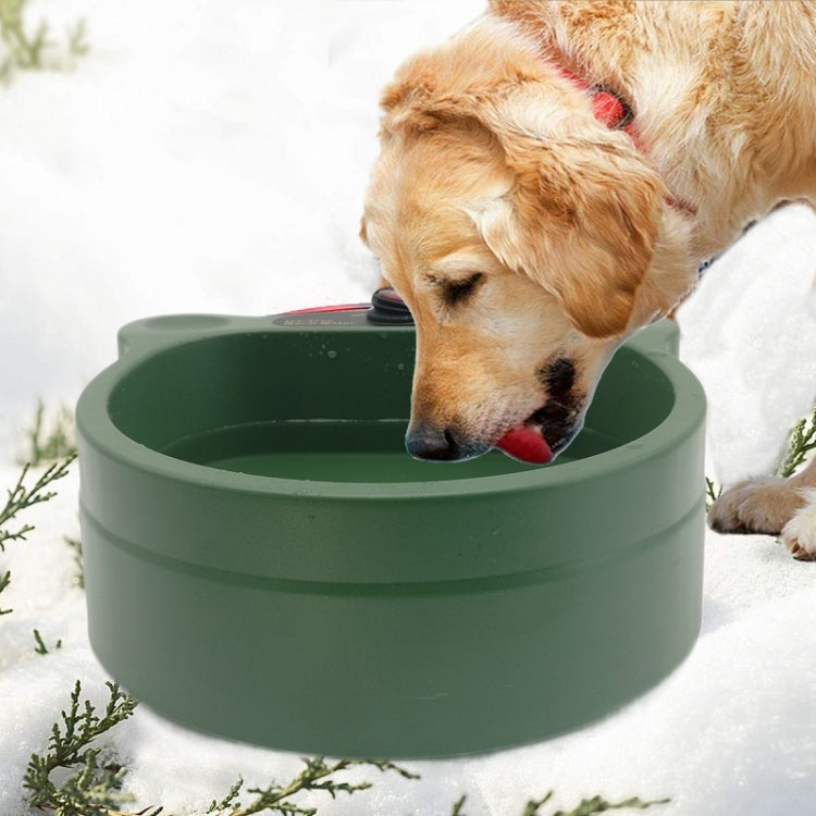 Outdoor Heating Bowl Pet Food Tray Automatic Thermostatic Water Bowl For Cats & Dogs, US Plug, EU Plug