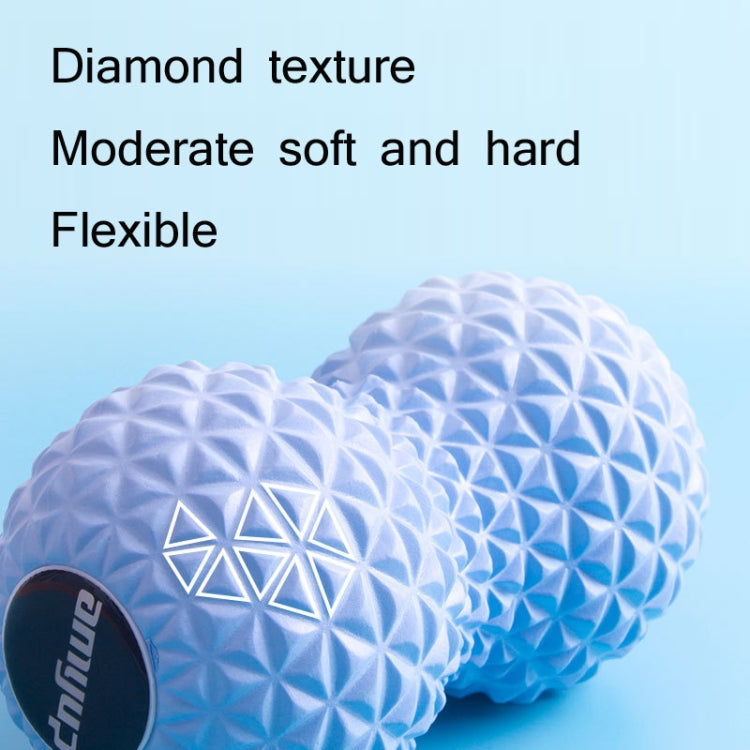 AMYUP Massage Plantar Fascia Ball Cervical Acupoint Deep Muscle Relaxation Peanut Ball, Pink, Blue