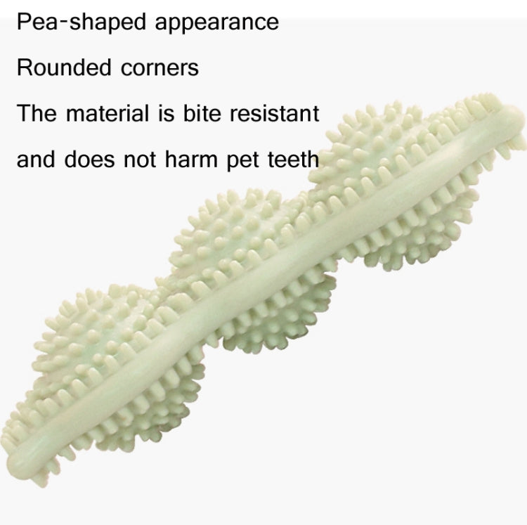 Dog TPR Chewing Teeth Stick Pet Interactive Training Bite-Resistant Toy, Blue, Green, Light Pink