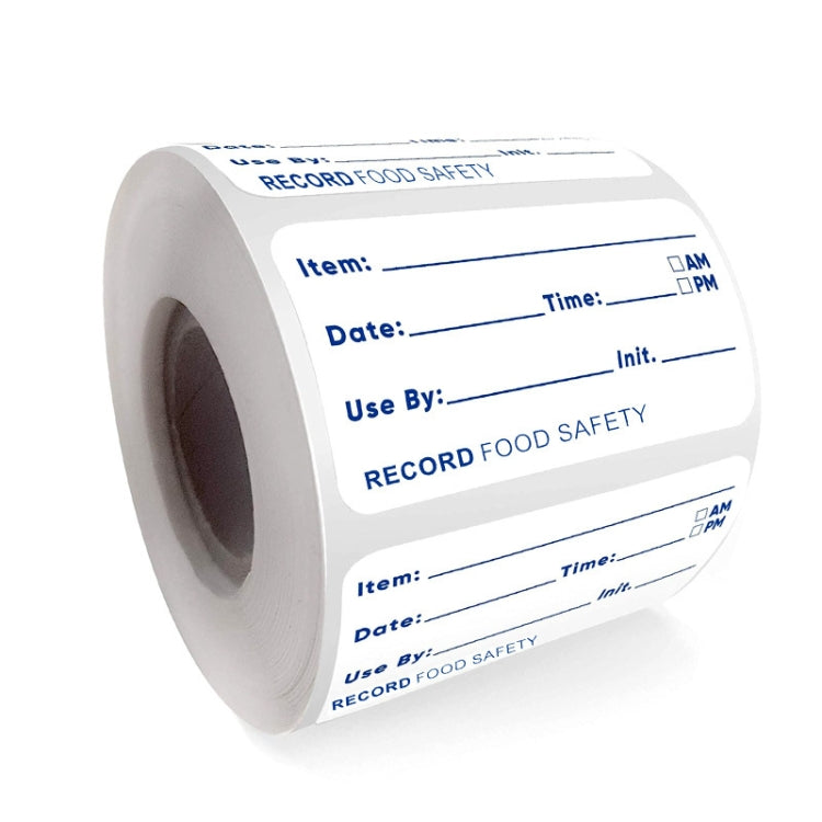 Food Date Sticker Label, Size: 7.5 x 2.5cm, F57