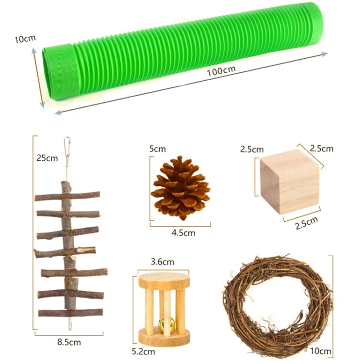Hamster Toy Pet Rabbit Guinea Pig Parrot Play Grinding Wood Toys, 10 PCS / Set, 12 PCS / Set, 9 PCS / Set, 11 PCS / Set