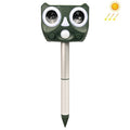 119A Outdoor Solar Ultrasonic Insect Repellent Animal Repellent, Ultrasonic Insect Repellent