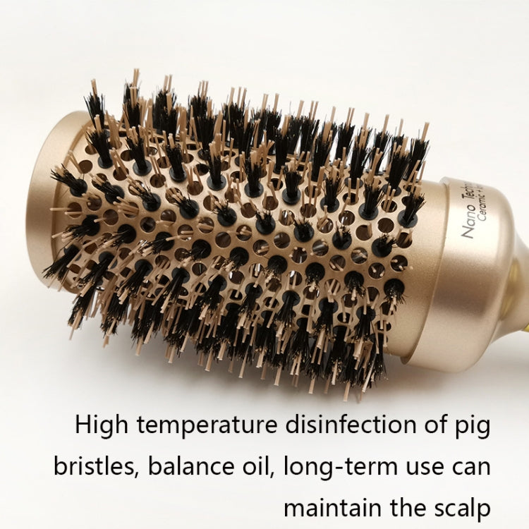 High Temperature Resistant Ceramic Bristles Roller Comb Nylon Needle Cylinder Curling Comb, 25, 32, 45, 53