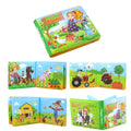 3 PCS EVA Fun Bath Book For Infants Children Playing In Water Early Education Cloth Book Bath Toy, Happy Farm, Numbers Learning, Water Sports, Underwater World, Animal World, Dinosaur World, Transportation, Little Penguin, Seabed Fish