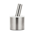 Kitchen 304 Stainless Steel Garlic Masher Spice Bean Nut Grinder, Straight Shape, Waist Shape, Drum Shape, Big Bowl Shape, Large Drum Shape