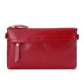 Ladies One-Shoulder Diagonal Mobile Phone Coin Purse, Jujube Red, Orange, Brown, Red, Navy Blue, Black, Ink, Lake Blue, Khaki