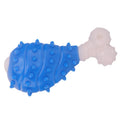 BG-W167 Pet Grinning And Chewing Interactive Chicken Leg Toys, Blue, Yellow, Pink