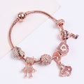 Women Rose Gold Beaded Bracelet, SL124 18cm, SL124 19cm, SL124 20cm, SL125 18cm, SL125 19cm, SL125 20cm, SL126 18cm, SL126 19cm, SL126 20cm, SL128 18cm, SL128 19cm, SL128 20cm, SL129 18cm, SL129 19cm, SL129 20cm, SL130 18cm, SL130 19cm, SL130 20cm     ...