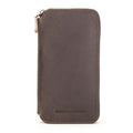Contacts Family  CF1114 Leather Watch Box Retro Crazy Horse Leather Zipper Couple Watch Bag, CF1114