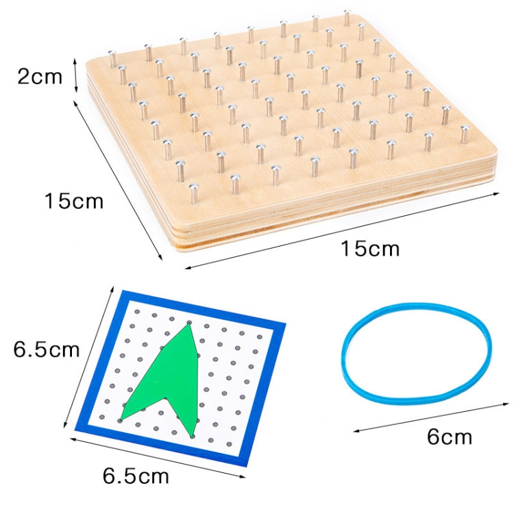 Monsthetic Nail Board Space Imagination Graphic Cognition Kindergarten Early Education Puzzle Toys, Monsthetic Nail Board