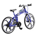 1:8 Scale Simulation Alloy Bicycle Model Mini Bicycle Toy Decoration, Folding-Blue, Folding-Red, Folding-Yellow, Mountain Bike-Red, Mountain Bike-Yellow, Race Bike-Red, Race Bike-Black, Race Bike-Yellow, Road Bike-Pink, Road Bike-Green, Road Bike-Blue ...