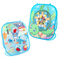 2 In 1 Indoor Children Folding Throwing Sandbags Board Toy, Blue, Pink