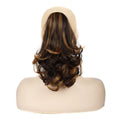 Women Curly Hair Short Ponytail Wig With Shark Clip, 4AH27A #, 12H24 #, 16H613 #, 22H24 #, 22M613 #, 86M613 #