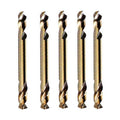 5pcs M35 Cobalt-Containing Twist Drill Bit High-Speed Steel Double Head Metal Steel Plate Expansion Hole Drill, Model: Double Head 3.0mm, Double Head 3.0mm, Double Head 3.2mm, Double Head 3.5mm, Double Head 4.0mm, Double Head 4.2mm, Double Head 4.5mm  ...