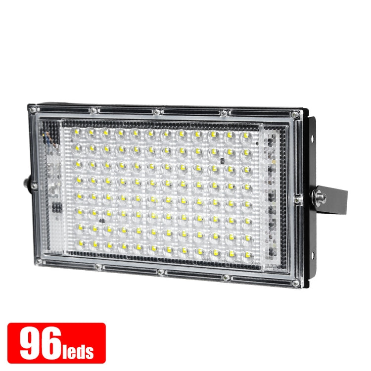 Waterproof LED Flood Light Outdoor Garden Light Construction Site Lighting Project Light, Specs:, 50W 50 Beads (Cool White), 50W 50 Beads (Warm White), 100W 96 Beads (Warm White), 100W 96 Beads (Cool White)