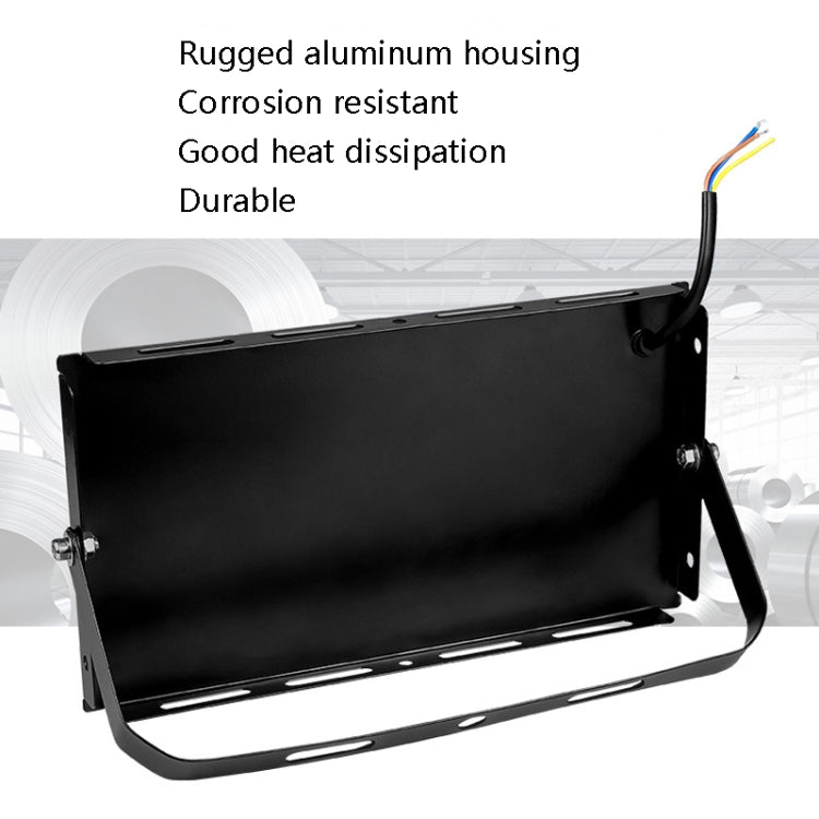 Waterproof LED Flood Light Outdoor Garden Light Construction Site Lighting Project Light, Specs:, 50W 50 Beads (Cool White), 50W 50 Beads (Warm White), 100W 96 Beads (Warm White), 100W 96 Beads (Cool White)