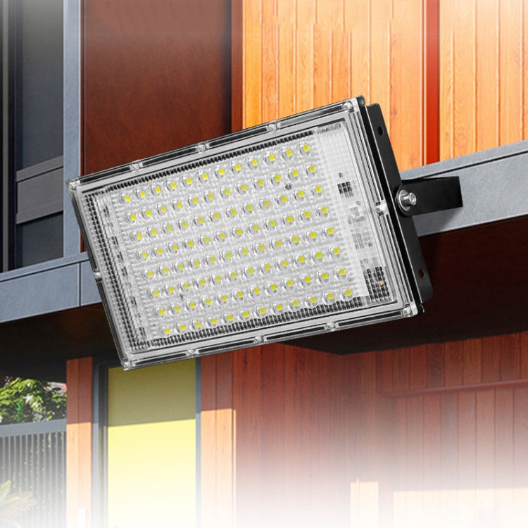 Waterproof LED Flood Light Outdoor Garden Light Construction Site Lighting Project Light, Specs:, 50W 50 Beads (Cool White), 50W 50 Beads (Warm White), 100W 96 Beads (Warm White), 100W 96 Beads (Cool White)