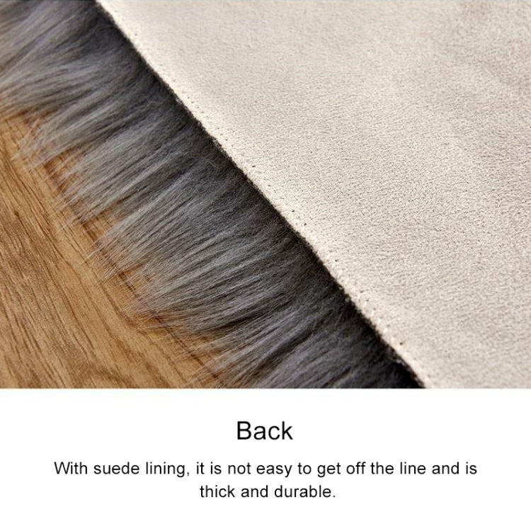 Love Heart Rugs Artificial Wool Sheepskin Hairy Carpet Faux Floor Mat Fur Plain Fluffy Soft Area Rug Tapetes, 30*40cm, 40*50cm, 50*60cm, 70*90cm, 80*90cm