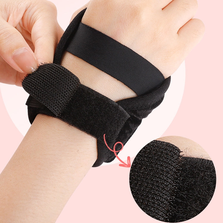 Pen-Holding Posture Wrist Correction Belt Primary School Students Writing Anti-Hook Wrist Corrector,Size:, S  (Pink)