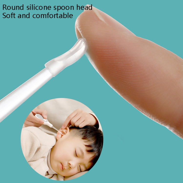 2 PCS Fasola DZ-477 Luminous Illuminated Ear Picker Child Safety Soft Head Ear Picker