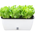 Family Balcony Rectangular Plastic Self-Absorbent Vegetable Growing Pot Flower Pot, Style:, SC01 Extra Large Pot, SC02 Big Pot