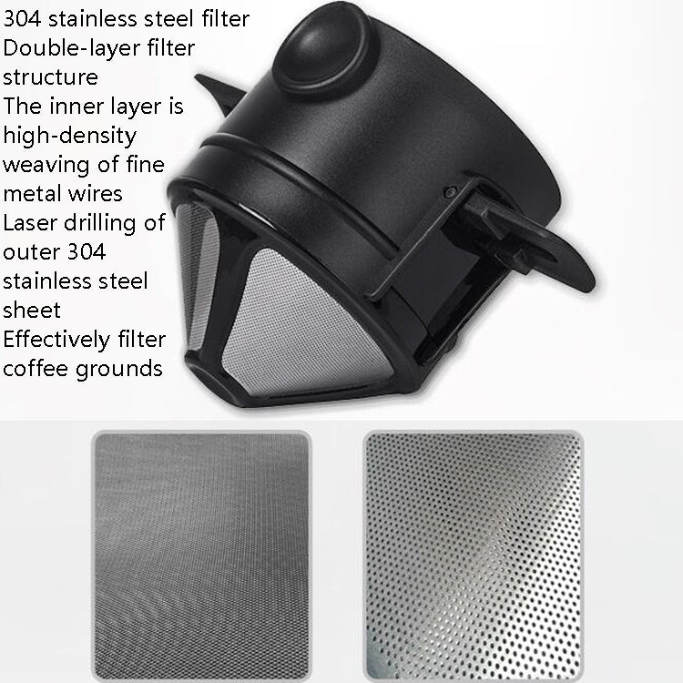 Coffee Filter Travel Convenient Foldable Double Filter, Coffee Filter