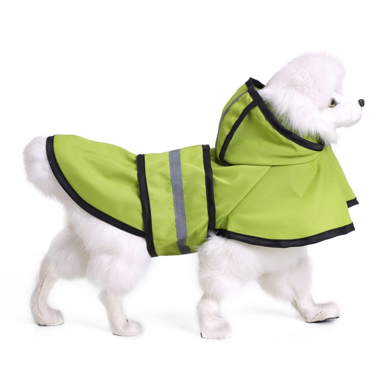 Pet Reflective Raincoat Large Dog Poncho, XS, S, M, L, XL, 2XL, 3XL, 4XL