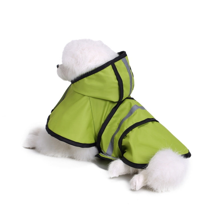 Pet Reflective Raincoat Large Dog Poncho, XS, S, M, L, XL, 2XL, 3XL, 4XL