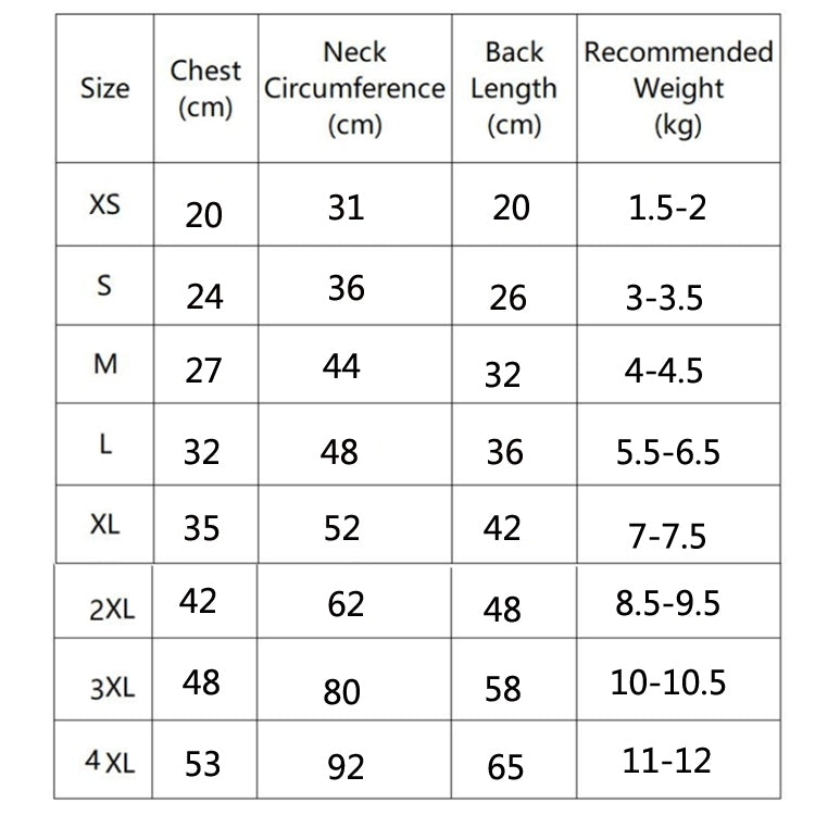 Pet Reflective Raincoat Large Dog Poncho, XS, S, M, L, XL, 2XL, 3XL, 4XL