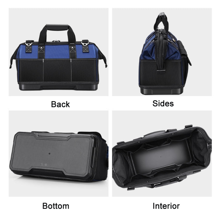 WINHUNT Multi-Function Hardware Repair Tool Canvas Bag, Plastic Bottom 20 inch