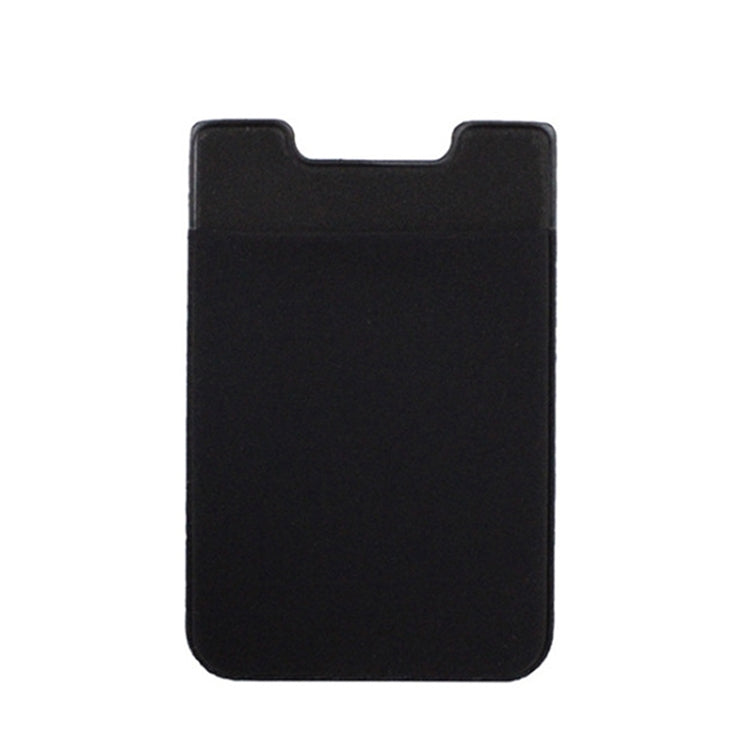 Stretch Lycra Mobile Phone Back Sticker Card Holder Phone Back Wallet Bus Bank Card Holder, Black, Red, Pink, Green, Rose Red, White, Deep Blue, Water Blue, Purple, Brown, Dark Blue, Dark Gray, Gold, Gray