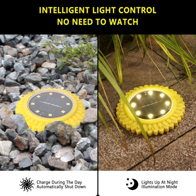 2 PCS 8 LEDs Solar Petals Buried Lamp Waterproof Garden Lawn Light, Specification:, Purple Lily (White Light), Purple Lily (Warm Light), Purple Lily (Colorful Light), Red Rose (White Light), Red Rose (Warm Light), Red Rose (Colorful Light)             ...