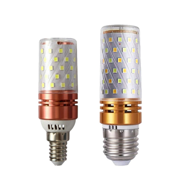 3 PCS No Flicker Corn Light Candle Bulb Screw Bulb, 12W-E27  White Light Home Style, 12W-E27  Warm Light  Home Style, 12W-E27  Three-color Light Home Style, 12W-E27  Neutral Light Home Style, 12W-E27  White Light Engineering                            ...