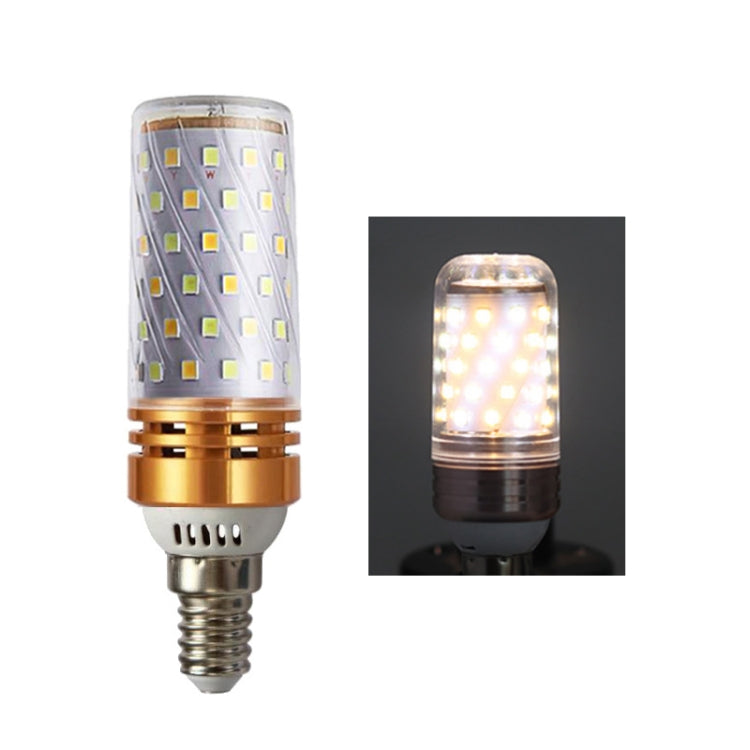 3 PCS No Flicker Corn Light Candle Bulb Screw Bulb, 12W-E27  White Light Home Style, 12W-E27  Warm Light  Home Style, 12W-E27  Three-color Light Home Style, 12W-E27  Neutral Light Home Style, 12W-E27  White Light Engineering                            ...