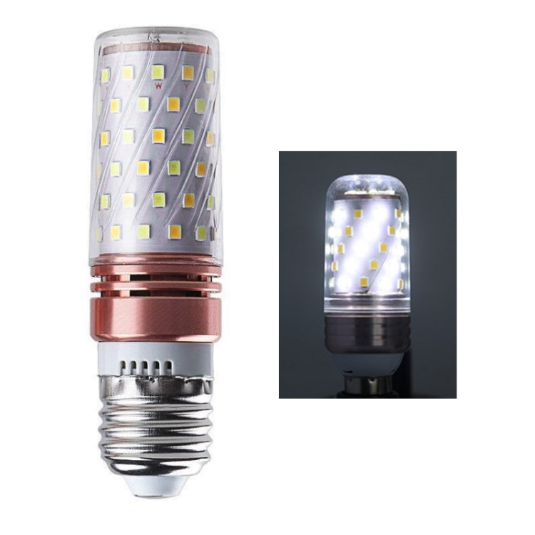 3 PCS No Flicker Corn Light Candle Bulb Screw Bulb, 12W-E27  White Light Home Style, 12W-E27  Warm Light  Home Style, 12W-E27  Three-color Light Home Style, 12W-E27  Neutral Light Home Style, 12W-E27  White Light Engineering                            ...