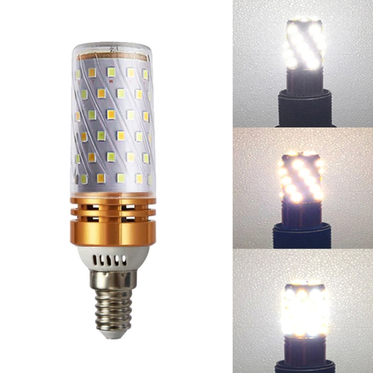 3 PCS No Flicker Corn Light Candle Bulb Screw Bulb, 12W-E27  White Light Home Style, 12W-E27  Warm Light  Home Style, 12W-E27  Three-color Light Home Style, 12W-E27  Neutral Light Home Style, 12W-E27  White Light Engineering                            ...