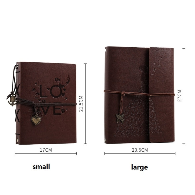 DIY Photo Scrapbook Handmade Children Growth Commemorative Album, Specification： Large Skirt Girl, Large Skirt Girl, Large Elk, Small Feet, Large Feet, Small Heart, Small LOVE