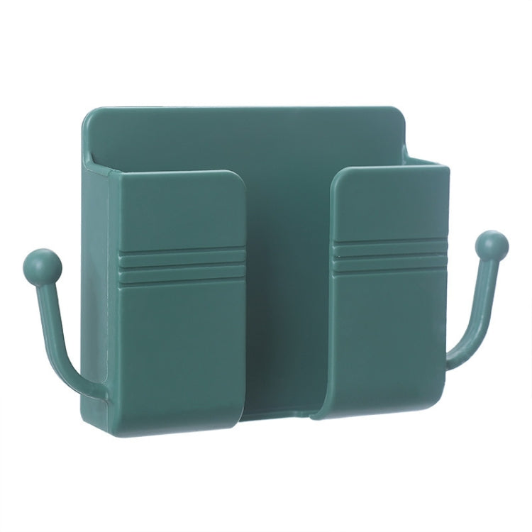 10 PCS Wall-Mounted Remote Control Storage Box Bedside Mobile Phone Charging Stand, 10 PCS Green, 10 PCS Blue, 10 PCS Pink, 10 PCS White, 10 PCS Yellow