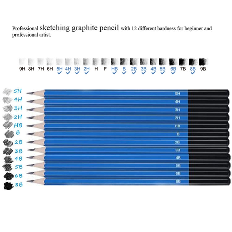 72 in 1 Sketch Pencil Color Lead Set Student Hand-Painted Art Color Pencil, Hand-Painted Art Pencil