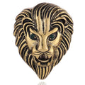 Personality Creative Lion Brooches Retro Alloy Animal Badge Coat Suit Chest Blossom, Lion(Golden)