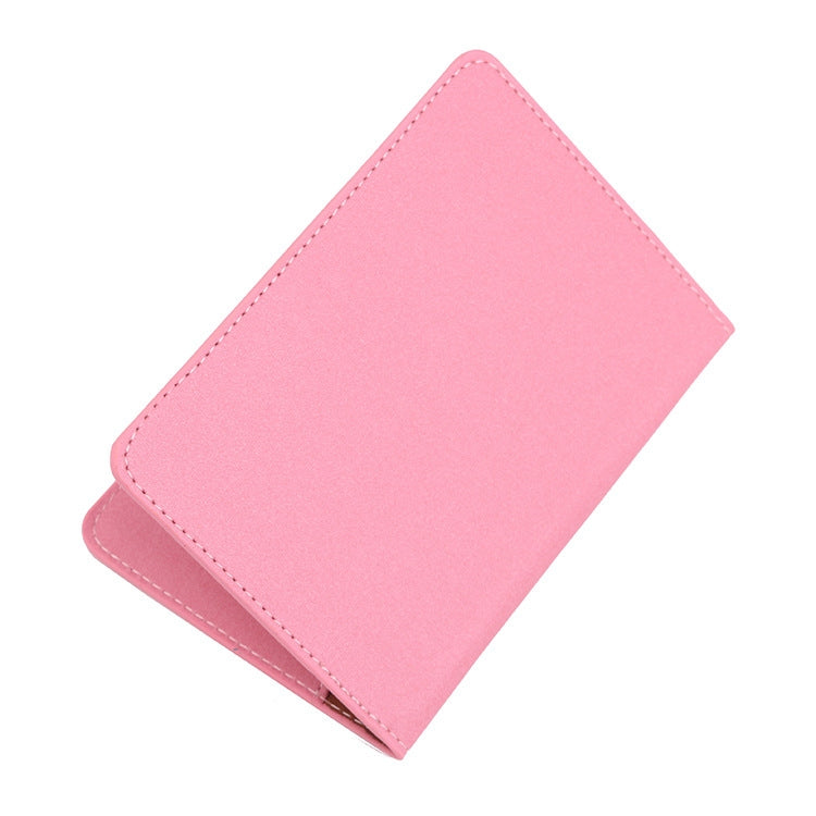 MS101 Frosted PU Multi-Card Passport Holder Travel Abroad Passport Card Holder, Blue, Khaki, Pink, Sky Blue, Dirty Yellow, Big Red