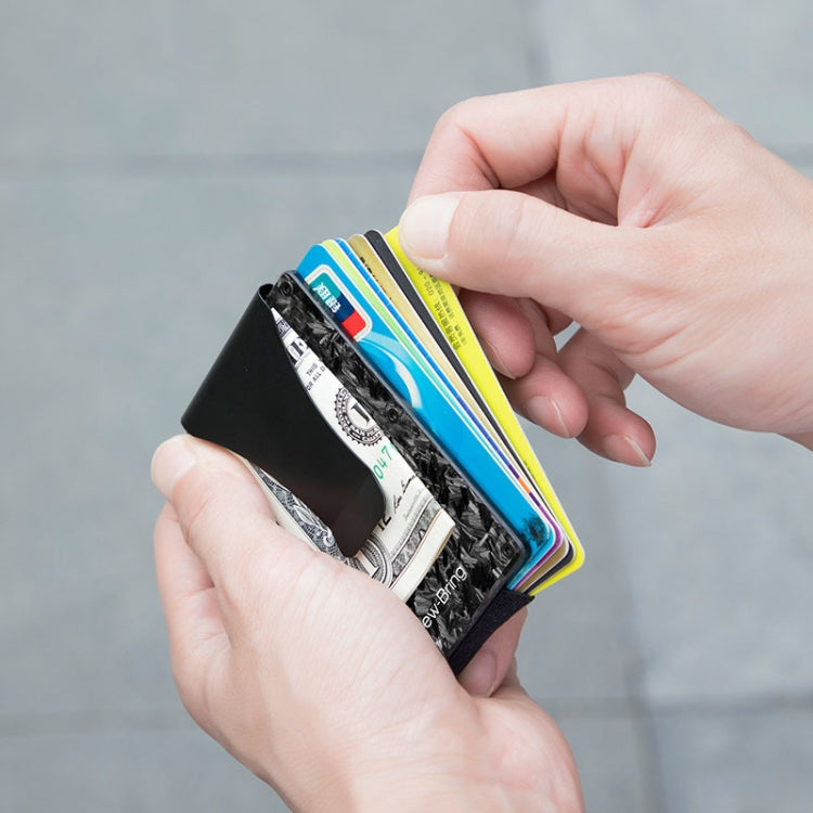New Bring  Metal Card Holder Men Ultra-Thin Anti-Theft Compact Wallet Card Holder, Anti-Theft Card Holder