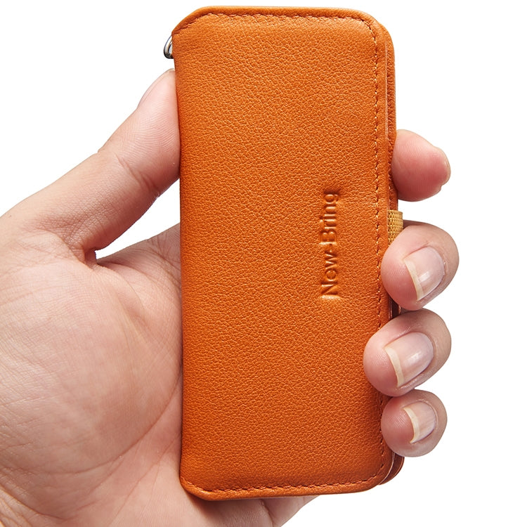 New Bring Pull-Out Key Case Coin Purse Men And Women Leather Simple Key Storage Bag