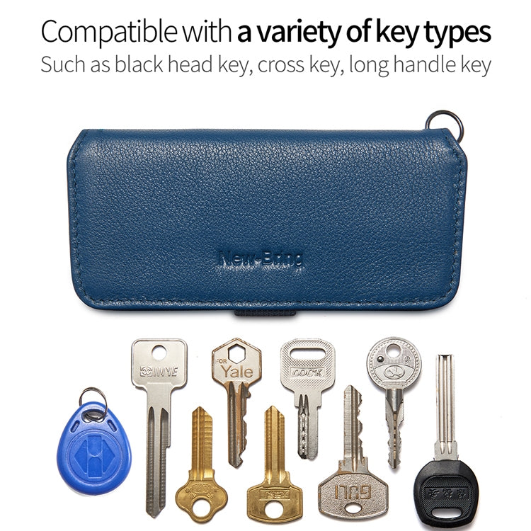 New Bring Pull-Out Key Case Coin Purse Men And Women Leather Simple Key Storage Bag