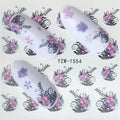 10 PCS Summer Colorful Nail Sticker Water Transfer Nail Decorations, YZW-008, YZW-102, YZW-107, YZW-120, YZW-121, YZW-124, YZW-125, YZW-126, YZW-136, YZW-137, YZW-143, YZW-1441, YZW-1442, YZW-154, YZW-1550, YZW-1554, YZW-165, YZW-169, YZW-170, YZW-172