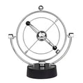 H004 Earth Permanent Meter Universe Galaxy Mechanism Rock Magnetic Electric Rotating Ornament, Silver, Green