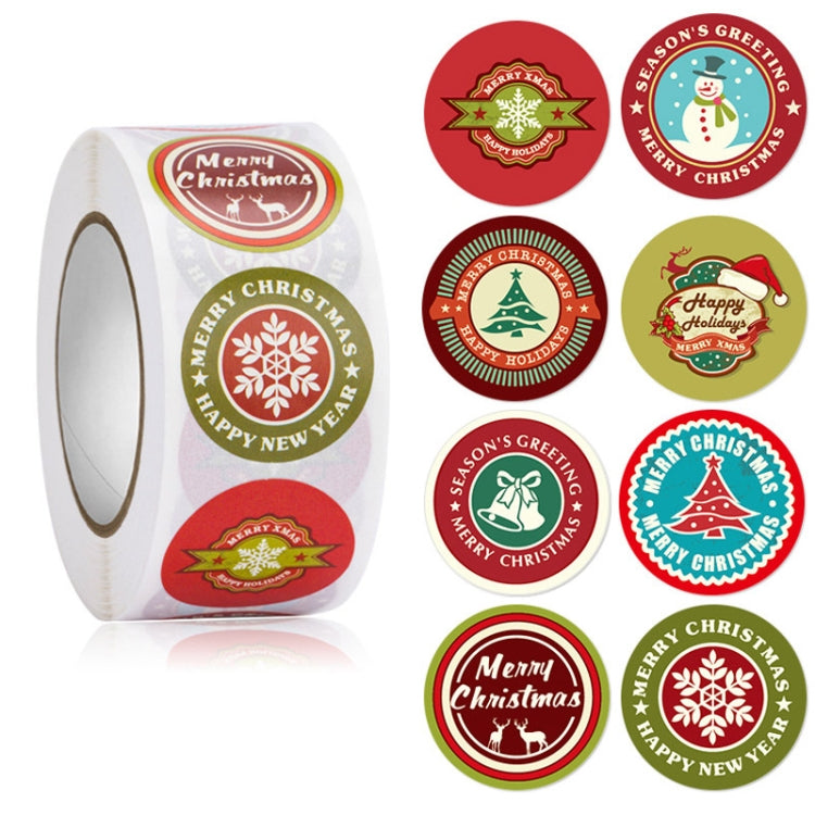 Christmas Gift Sticker Decoration Label Sealing Sticker, HA048, HA049, HA050, HA051, HA052, HA131, HA132, HA133, HA134