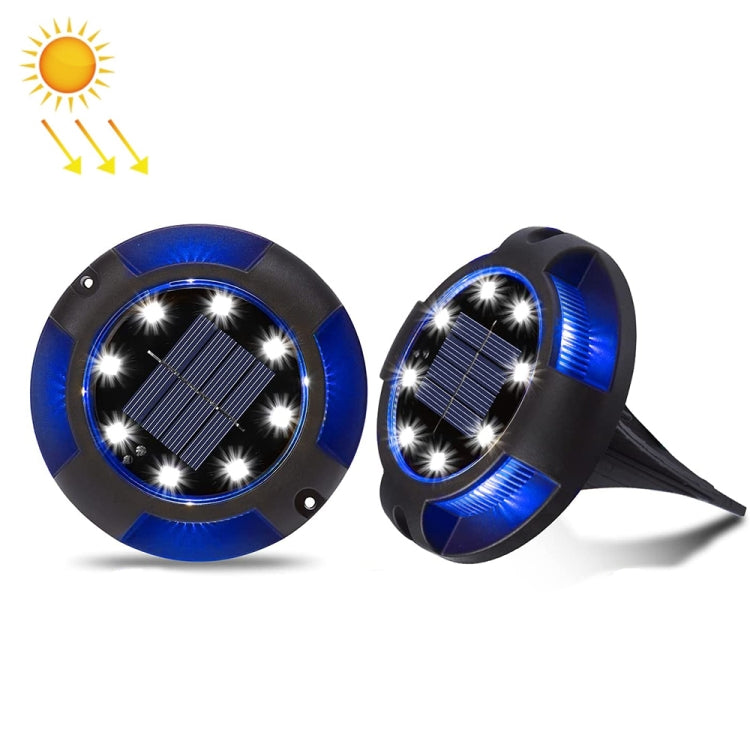 Outdoor Solar Underground Lamp Rotating Buried Lawn Lamp , Spec:, 12 LEDs White+Blue Light (Aluminum Shell), 12 LEDs Warm+Blue Light (Aluminum Shell), 12 LEDs White+Color Llight (Aluminum Shell), 12 LEDs Warm+Color Light (Aluminum Shell)               ...
