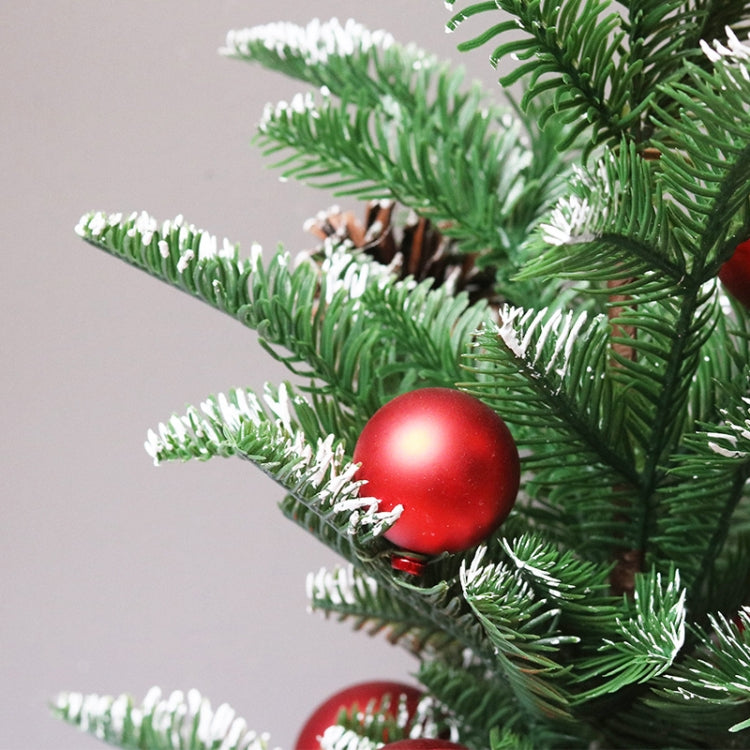SYCT74 Christmas Decorations White PE Red Fruit Mini Christmas Tree, 40cm